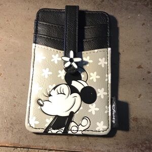 Disney Black and White Minnie Mouse Floral Phone Case